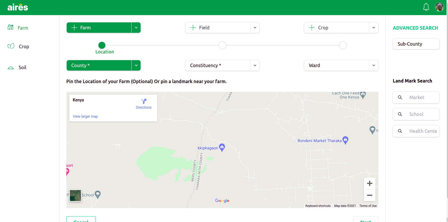 Aires Farm Tracking Portal